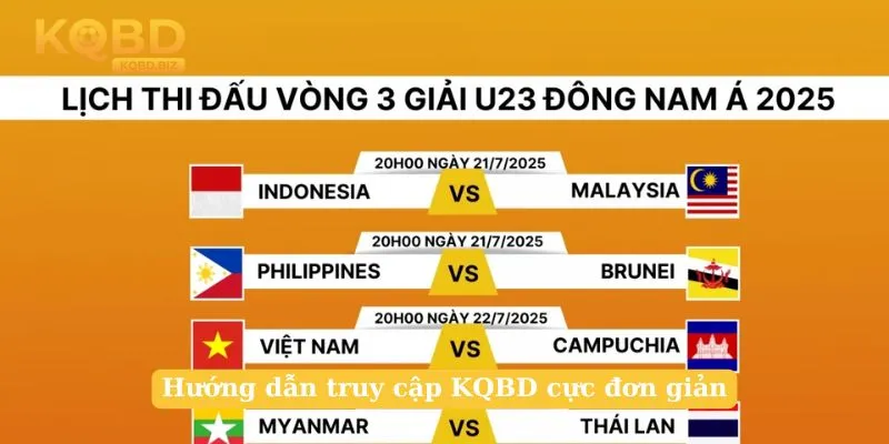 Hướng dẫn truy cập KQBD cực đơn giản